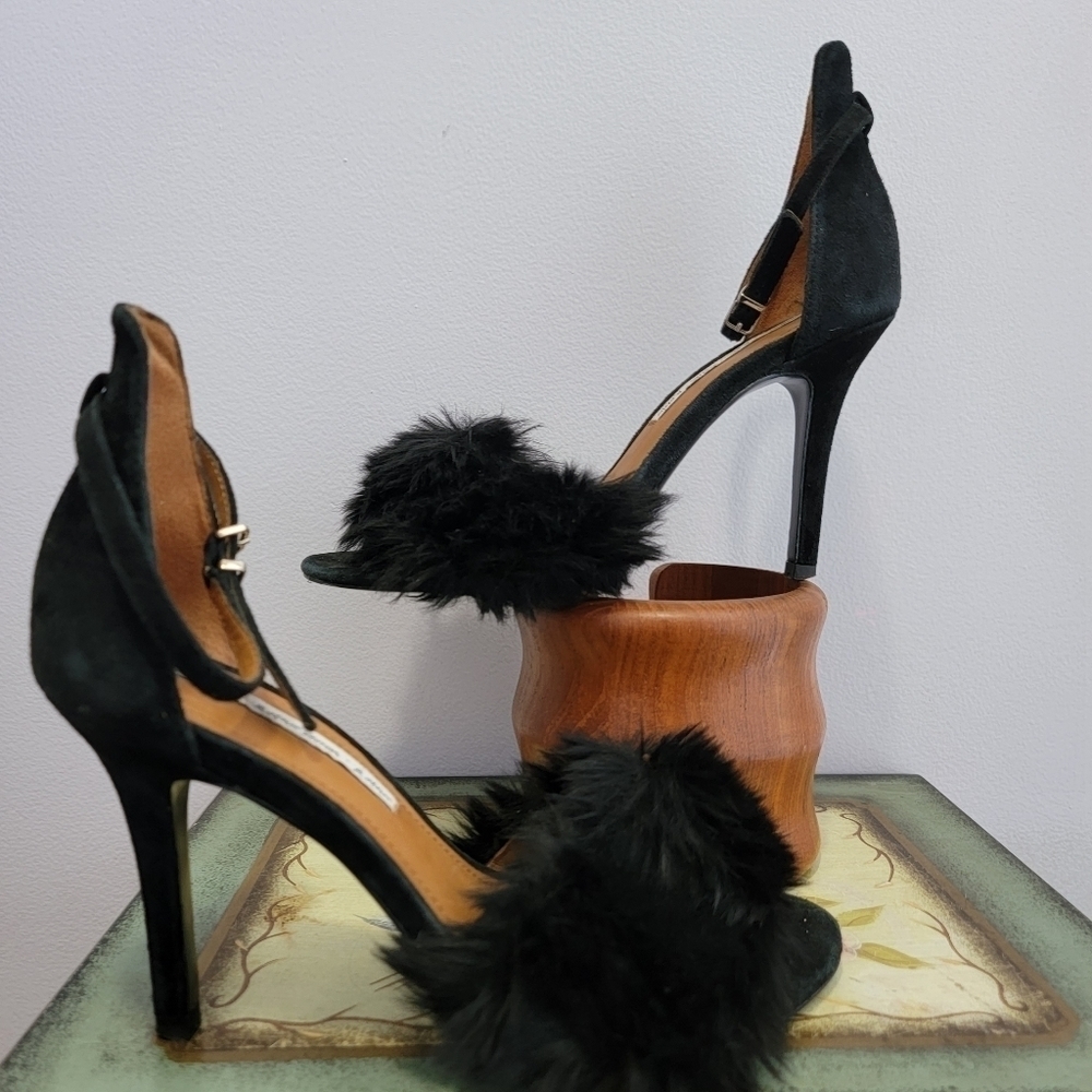 & Other Stories Faux Fur Sandal  Stiletto - Picture 2 of 7